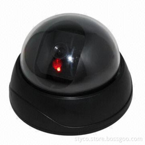 CCTV Dummy Camera with Blinking Red LED, Works with Battery, Fake Dome Camera